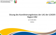 Leader-Region Eifel vergibt 200.000 € Fördermittel über das Regionalbudget